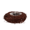 Wreath Elm Branches Planter Brown With Bottom 40x10cm