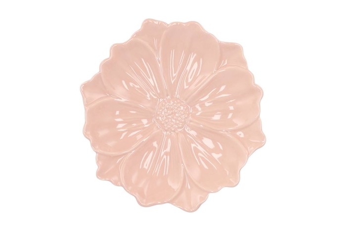 <h4>Bloom Cosmea Plate Peach 24x24x4cm</h4>