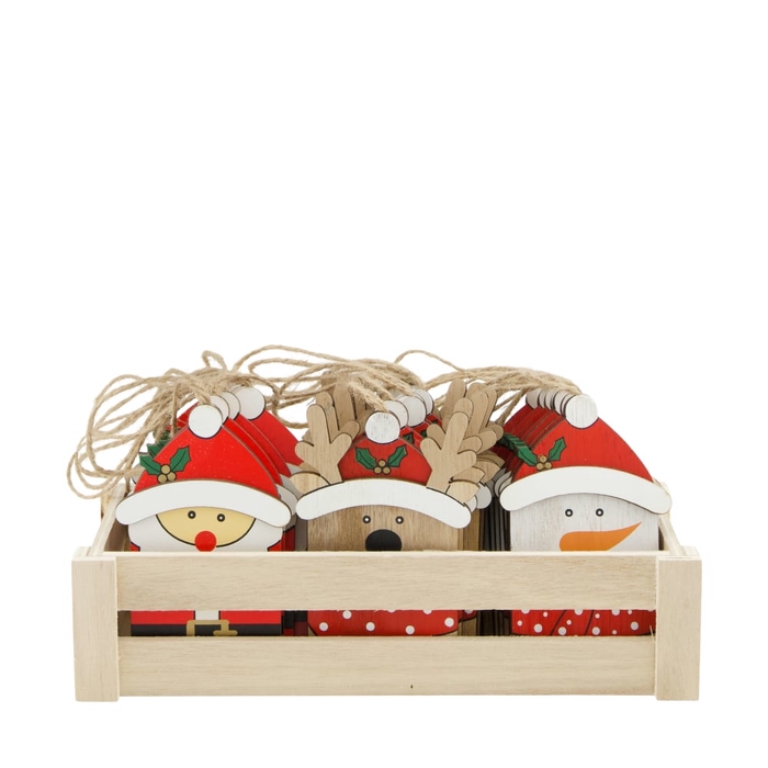 <h4>Kerst Hanger kerst hout d08cm ass.</h4>