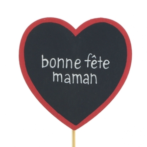 Love 10cm Heart Bonne Fête 6cm