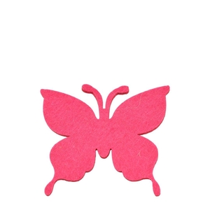 Voorjaar Vlinder vilt/sticker d8cm x24