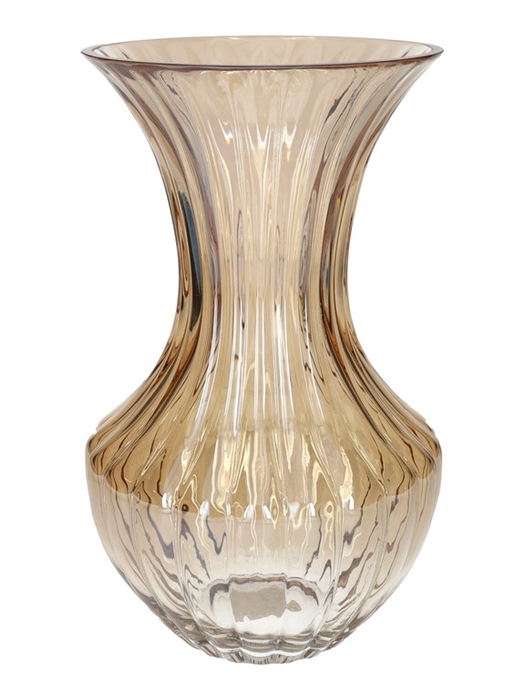 <h4>Vase Zelune d17/18.5xh30 amber+pear</h4>