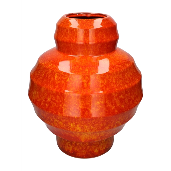 <h4>Vase Livia d18\\34.5xh41.5 orange</h4>