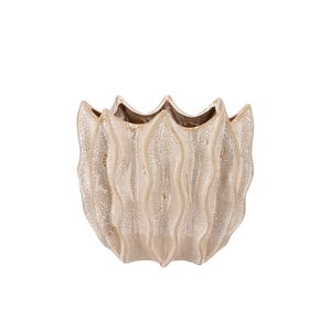 Juna Sand Pot Structure Oval 29x20x21cm