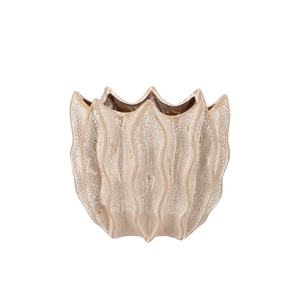 Juna Sand Pot Structure Oval 29x20x21cm