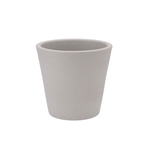 Vinci Matt Grey Container Pot 18x16cm