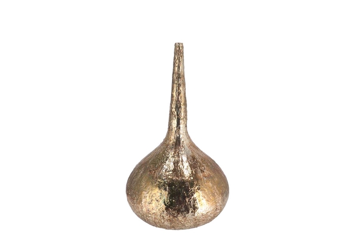 <h4>Noah Majestic Gold Vase Iron 27x42cm</h4>