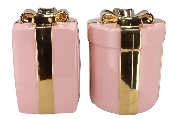 Joy Jolly Pink Vase Present 23x35cm Nm