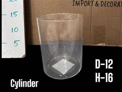 <h4>GLAZEN VAAS H% CILINDER 16X12</h4>