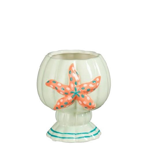 <h4>Maritiem Keramiek vaas Starfish 15*14*16cm</h4>