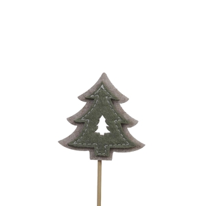 Christmas sticks 20cm tree felt 6.5cm