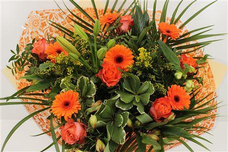 <h4>Boeket Roos Groot Oranje</h4>