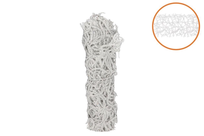 <h4>Ribbon Grandicord Zilver 2.5mx18cm</h4>