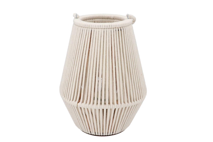 <h4>Cruz White Lantern 16x26x34cm</h4>