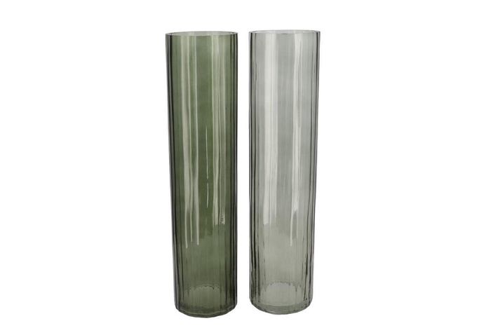 <h4>Marly Green Vase Ass 10x10x41cm</h4>