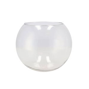 Glass Vase Sphere Shaded D20xh17cm