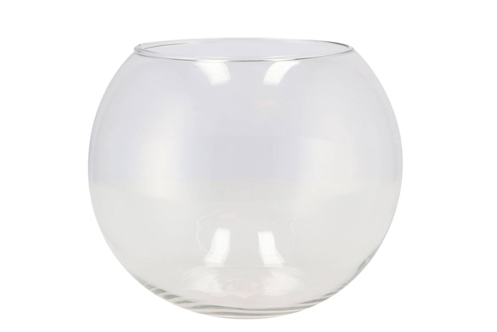 <h4>Glass Vase Sphere Shaded D20xh17cm</h4>