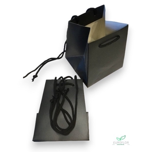 BOEKETTAS BLACK 12-12X15-15X18CM WATERBESTENDIG FSC100% 10PCS