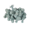 Small ball per bunch in poly Covered Light Blue