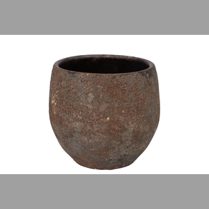 Bali Indonesian Grey Pot 20x18cm
