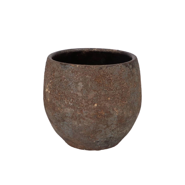 <h4>Bali Indonesian Grey Pot 20x18cm</h4>