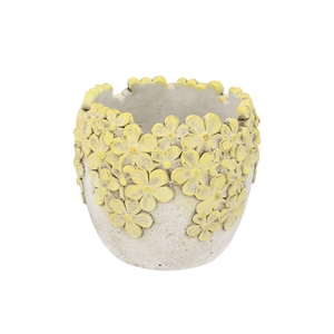 Dante Light Yellow Pot Bloom 20x20x17cm