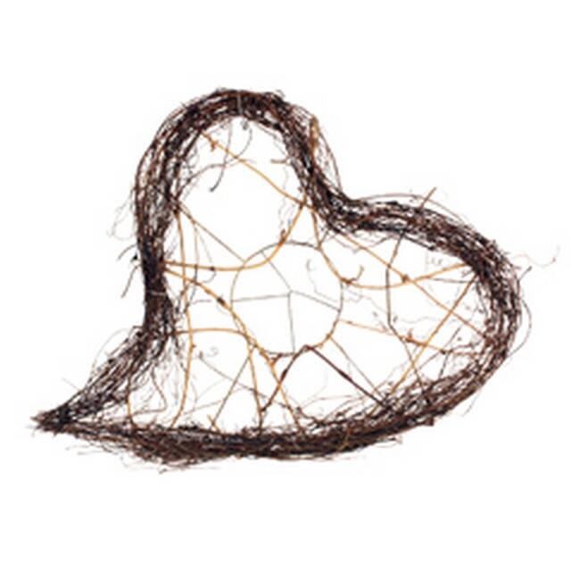 <h4>Bouquet holder heart salim 20x26cm natural 10pce/bundle</h4>