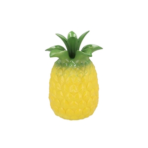 Pineapple Tropical Yellow Vase 23x23x33cm Nm