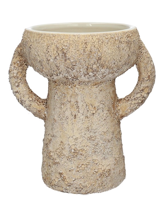 <h4>Vase Zibo d10.5/11.5xh15.5 creme</h4>
