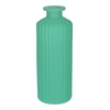 DF02-666113600 - Bottle Caro lines d4.5/7.5xh20 turquoise matt