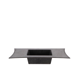 Melamine Grey Bowl Rectangle 31x22x5cm