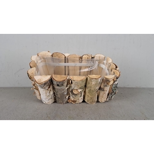 Planter Birch  24x12x10cm