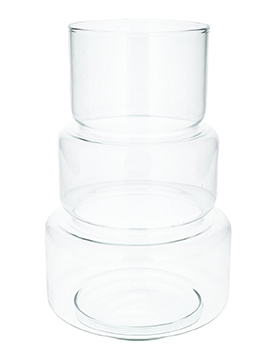 <h4>DF01-883914300 - Vase Marengo d12.5/18xh28 clear Eco</h4>