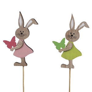 Easter Stick 20cm Rabbit 8cm