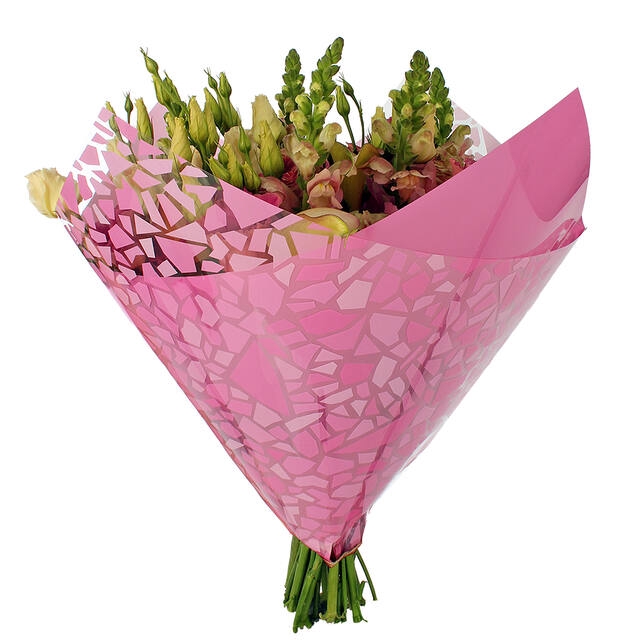 <h4>35x35cm OPP40 Oblique Mosaic pink 250/box</h4>