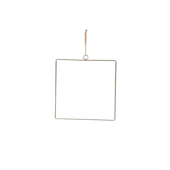 <h4>Square 20cm Metal Small Sb Gold</h4>