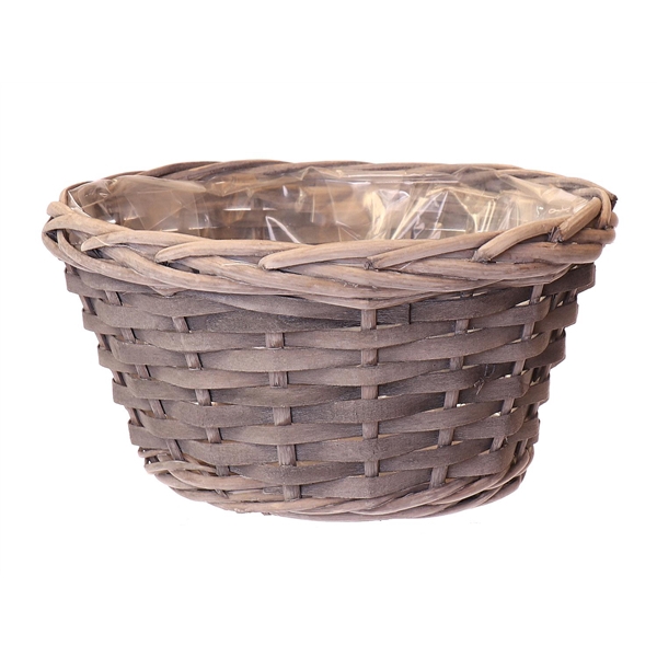 <h4>Basket Wellton d22xh12 grey wood chip</h4>