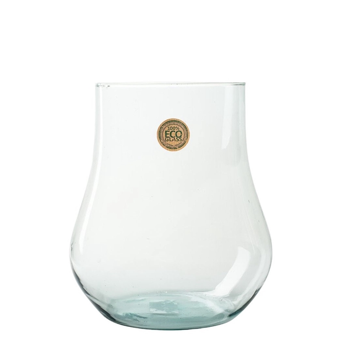 <h4>Glass Eco vase Femke d24*28cm</h4>