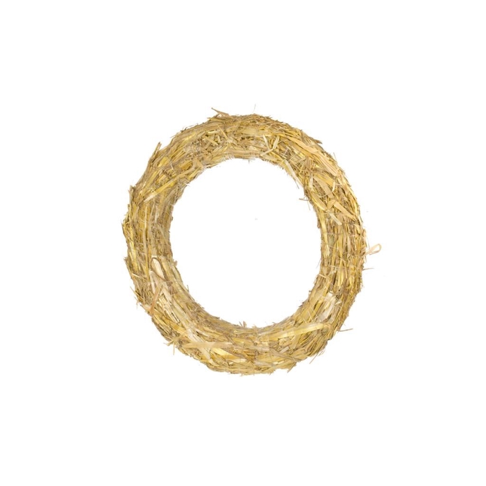 <h4>Straw wreath BIO 30cm natural</h4>