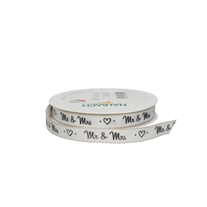 Bruiloft Mr & Mrs 15mm 20m