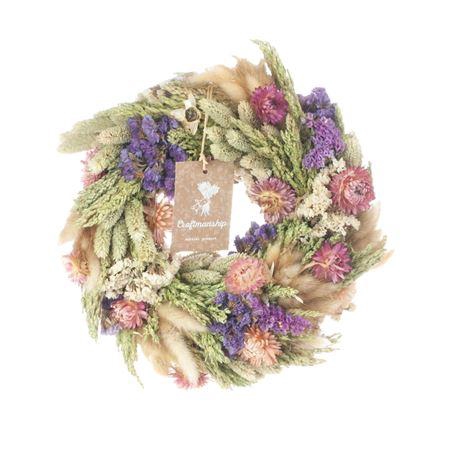<h4>Wreath Beatrice Pink 30cm Natural Pink</h4>