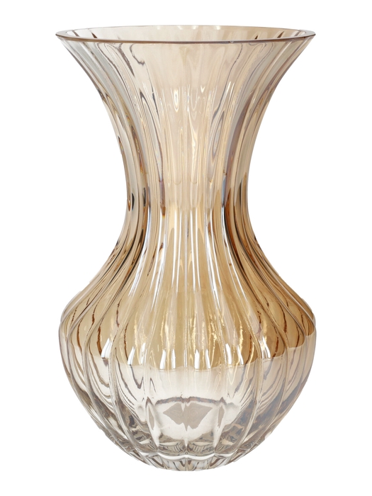 <h4>DF02-741472700 - Vase Zelune d15/16xh25 amber+pearl</h4>