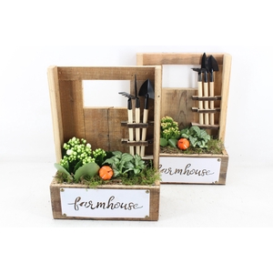 arr2 TD - Hout farmhouse - oranje/wit