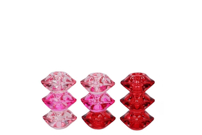 Kiss Pink Candle H Double Ass 8x5x12cm Nm