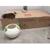 STONE POT+VOGEL 14 CM