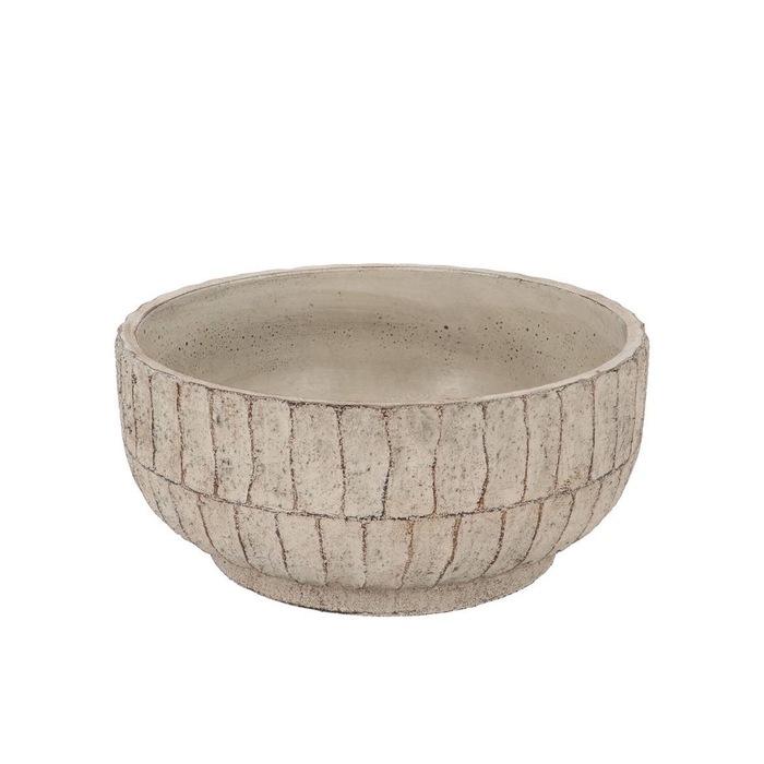 <h4>Nola Grey Bowl 28x28x13cm</h4>