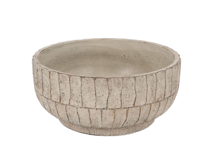 Nola Grey Bowl 28x28x13cm
