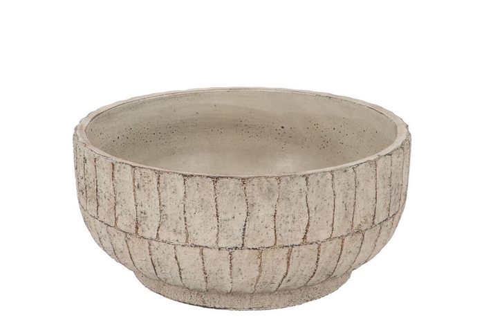 <h4>Nola Grey Bowl 28x28x13cm</h4>