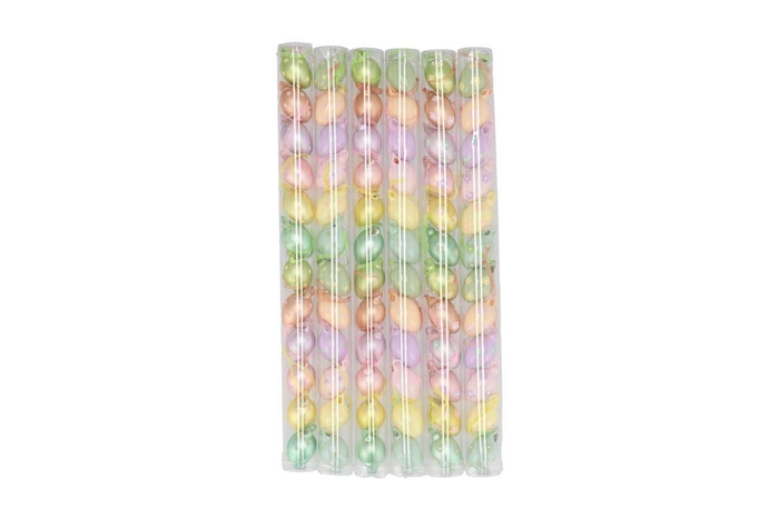 <h4>Easter Glass Pastel Egg Matte Ass 3x3x5cm</h4>