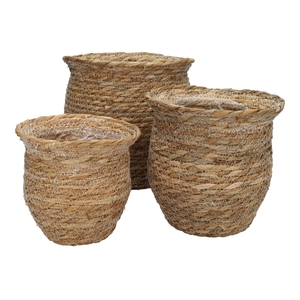 DF06-730242900 - Set/3 Basket Amina d23xh23 natural